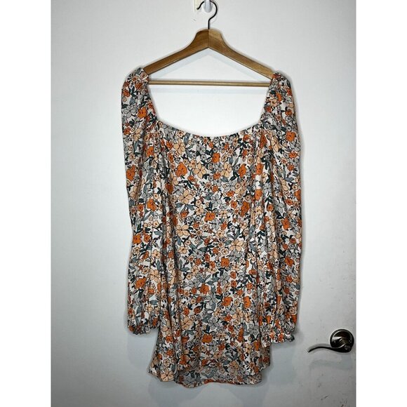 Cupshe Elodie Ditsy Square Neck A-shape Mini Dress Size MEdium - Picture 6 of 10